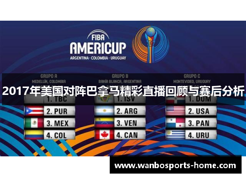 2017年美国对阵巴拿马精彩直播回顾与赛后分析